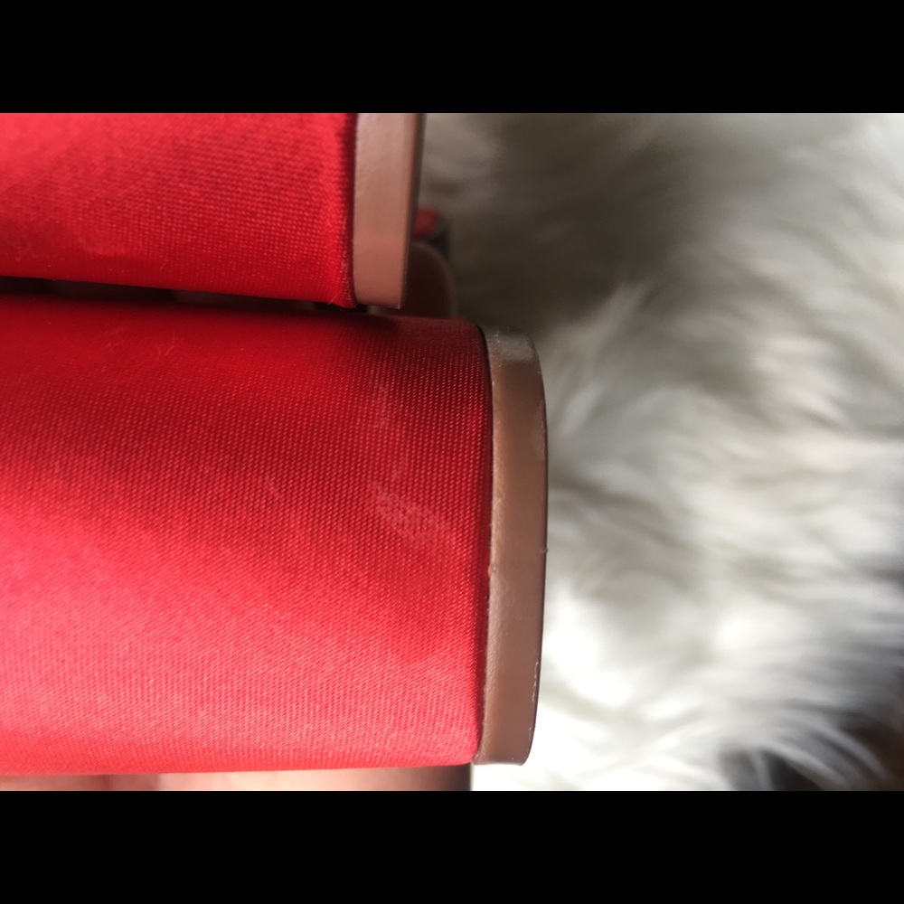 Ankle strap platform chunky red heel - Picture 6 of 6